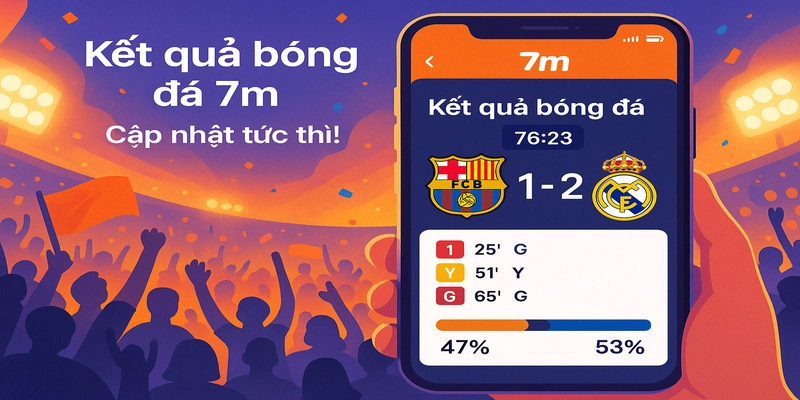 Kết quả bóng đá 7M cập nhật