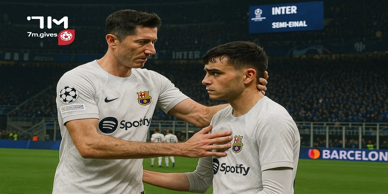 Tinh thần chiến đấu của Barcelona dù thất bại trước Inter.